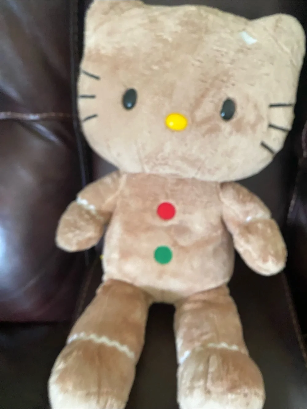Build A Bear Gingerbread Hello Kitty Plush 2012 Holiday Limited Edition Rare 19”